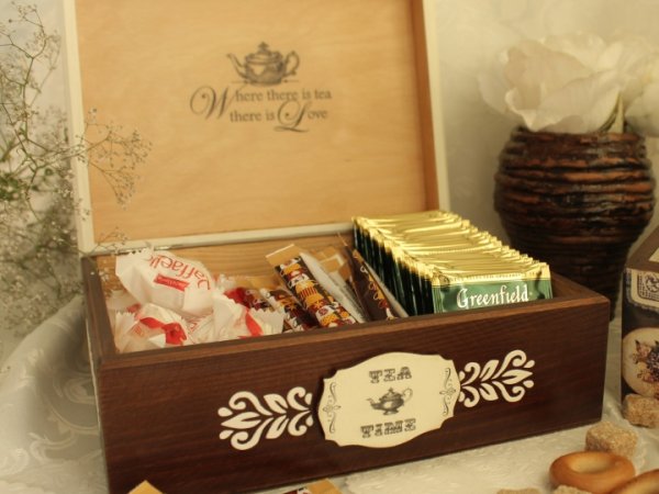Wooden tea box, big tea box 2