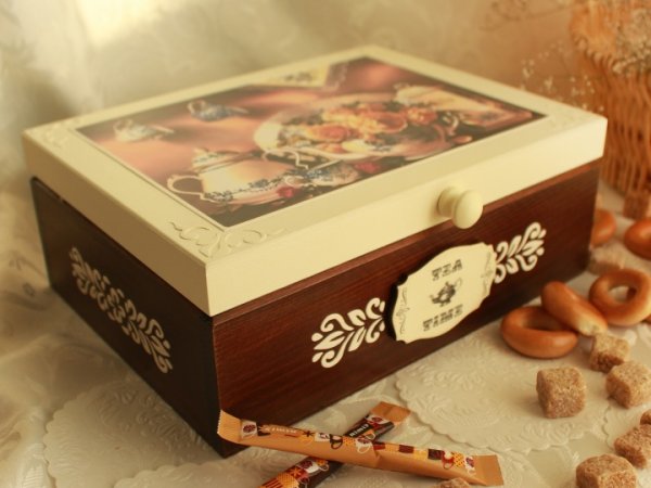 Wooden tea box, big tea box 3