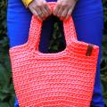 Crocheted handbag for everyday, size M. - Handbags & wallets - needlework