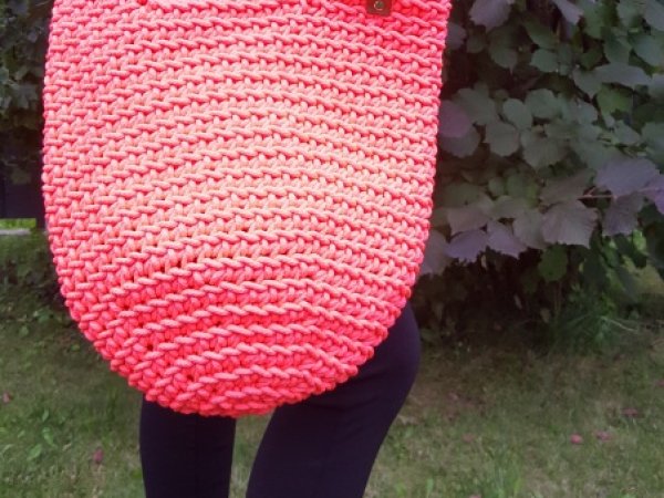 Crocheted handbag for everyday, size M 2
