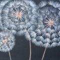 Dandelion fluff - Oil painting - drawing