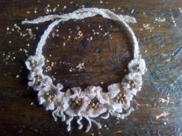 Gėlės - Necklace