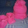 Knitted hat and shoes for baby - Children clothes - knitwork