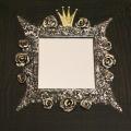 Mirror "Princess". Natural wood frame.  - For interior - making