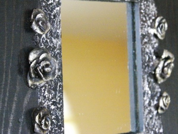 Mirror "Princess". Natural wood frame.  2