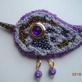 Textile brooch BIRD - Brooches - making