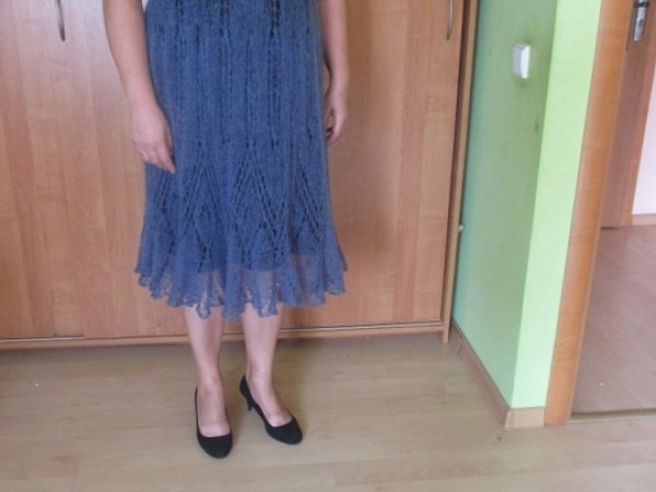 Megzta mocherinė suknia - Dresses