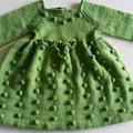 Knitting needles knit dress girl - Children clothes - knitwork