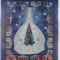 Patchwork for home " Christmas tree" - For interior - sewing
