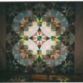 Patchwork bed cover "Kaleidoscope" - For interior - sewing