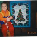 Patchwork Christmas tree for grandchild - For interior - sewing