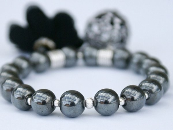 Bracelet "Black Flower" 3