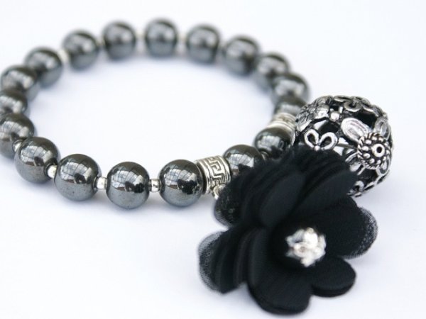 Bracelet "Black Flower" - Bracelets