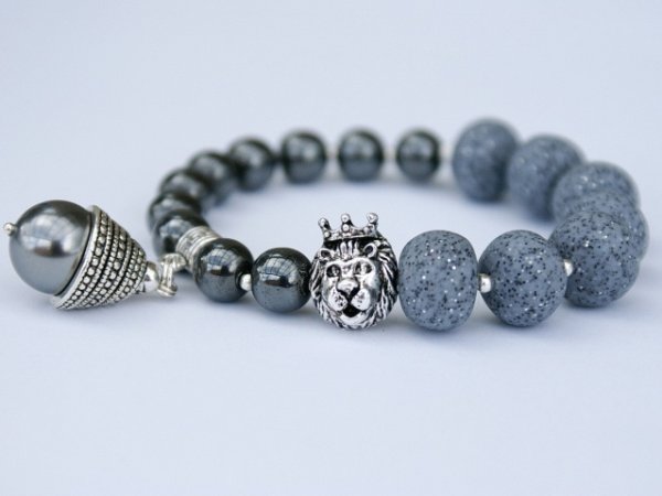 Bracelet "Lion_grey" - Bracelets