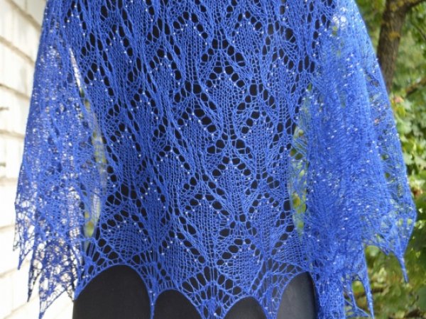 Beaded linen shawl - Wraps & cloaks