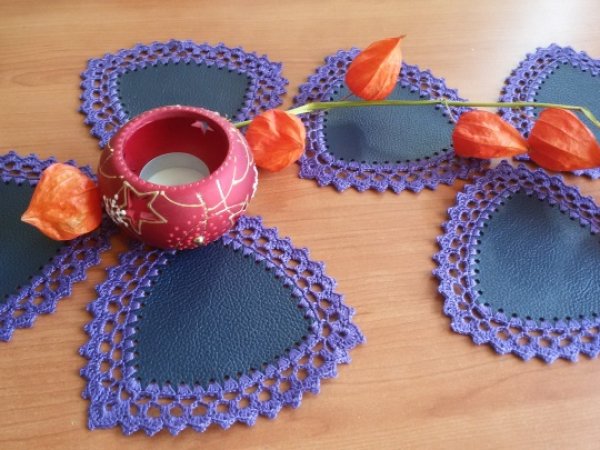 Servetėlės,,Violė'' - Tablecloths & napkins
