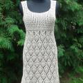 Crocheted cotton dress  - Dresses - needlework