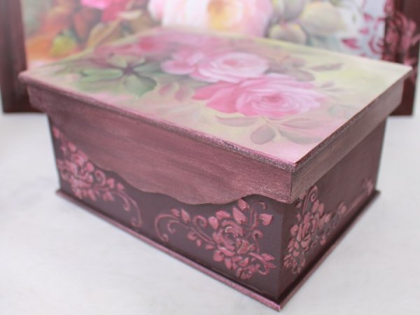 Dėžutė papuošalams - Decoupage