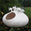 Eco-friendly handmade felted wool cat bed - For pets - felting