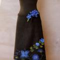 Skrit CORNFLOWER FLOWERS - Skirts - felting