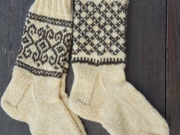 rastuotos vilnones kojines - Socks
