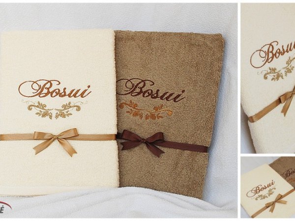Dovana Bosui - siuvinėtas rankšluostis 3