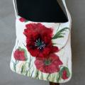 Felted  handbag POPPY - Handbags & wallets - felting