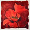 Felted picture " Poppies" - For interior - felting