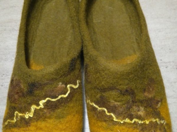 Veltos šlepetės ''Rudenėjant'' - Shoes & slippers