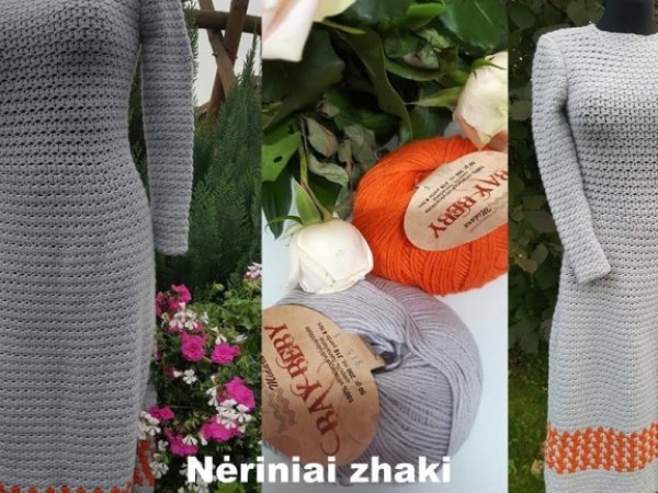 Nerta šilta vilnonė suknelė 2