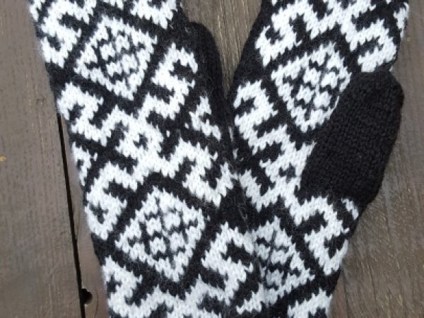 vilnones kumstines pirstines - Gloves & mittens