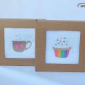 Kitchen Towel - Coffe and Cupcake - Needlework - sewing