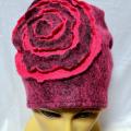 Felted hat "Rose". - Hats - felting