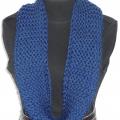 Dark blue scarf - Scarves & shawls - knitwork