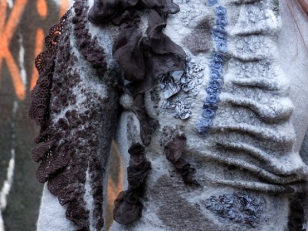 Veltas paltas "Miesto ritmas" - Jackets & coats