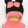 Hat helmet pink mouse - Hats - knitwork