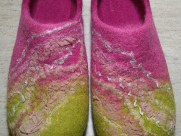 Veltos šlepetės ''Linksmuolės'' - Shoes & slippers