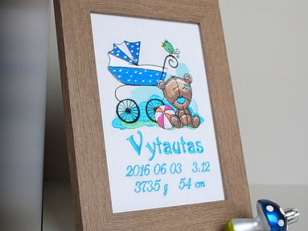 Gimimo metrikas - mylimas meškiukas 2