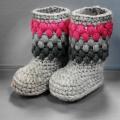 Crochet Baby Boots - Shoes - needlework