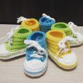 Crochet Baby Boots - Shoes - needlework