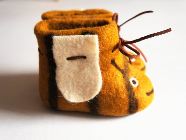 Vaikiški veltinio tapukai "Bitutės" - Shoes & slippers