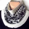 Neck sleeve " Winter Jokes " - Scarves & shawls - knitwork
