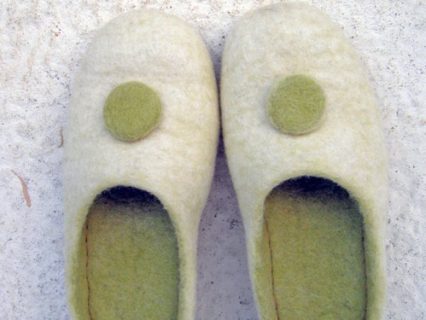 Veltos šlepetės Mygtukai - Shoes & slippers