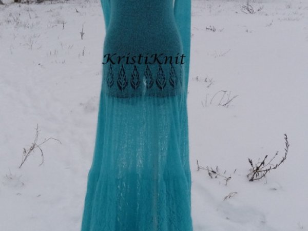megzta mocherinė suknelė "Ledo karalienė'' 2