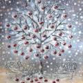 Winter cherry 60x75, oil on canvas. - Oil painting - drawing