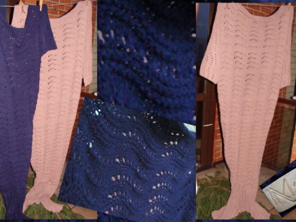 Antklodės -  "Undinėlės uodega"... :) - Rugs & blankets
