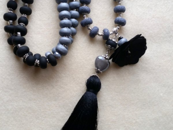 Vėrinys iš modelino karoliukų 2 - Necklace