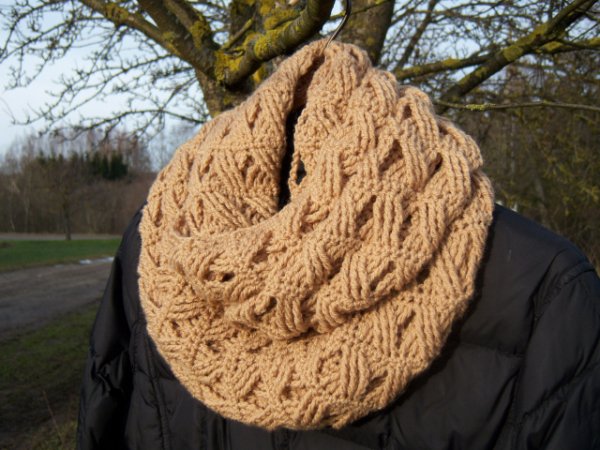 nertas ziedinis salikas Smelinukas - Scarves & shawls