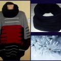 Sweater - "Hey, lets go skiing" - Machine knitting - knitwork