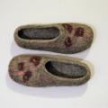 Eco felted slippers. Handmade. Felted shoes for women. Clogs. 100% natural wool  - Shoes & slippers - felting